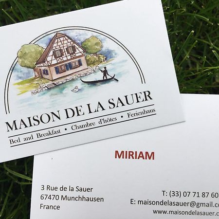 Maison De La Sauer - Bed And Breakfast | Chambre D'Hotes | Ferienhaus Munchhausen 외부 사진